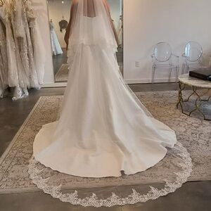 Cathedral Wedding Veil Lace 30” / 108”